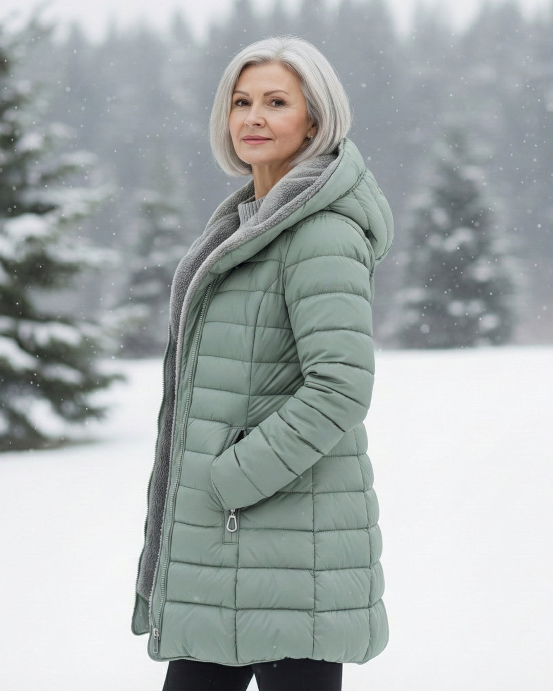 Donna | Fleece Lined Puffer Coat
