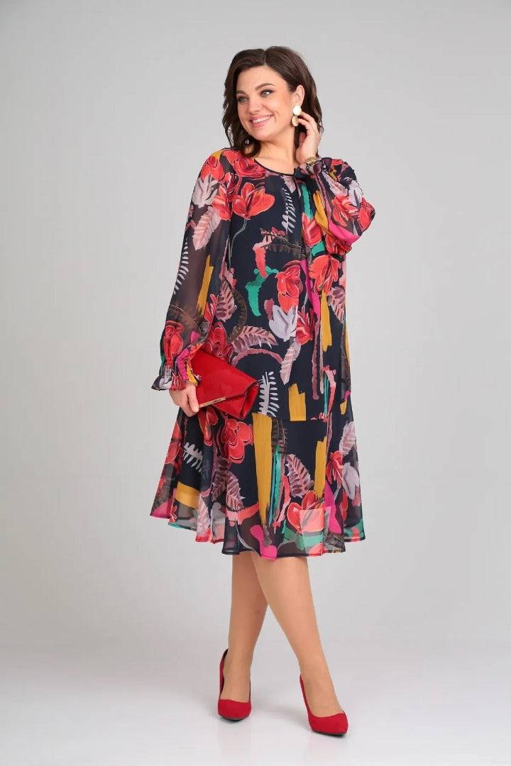 Floravine | Modern Floral Dress