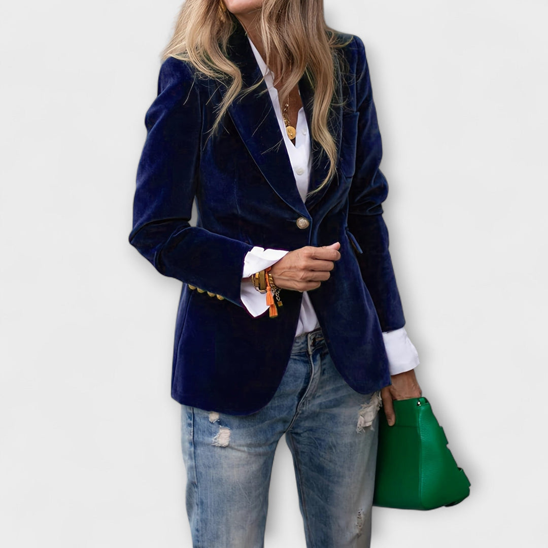 MELISSA | Elegant Velvet Blazer