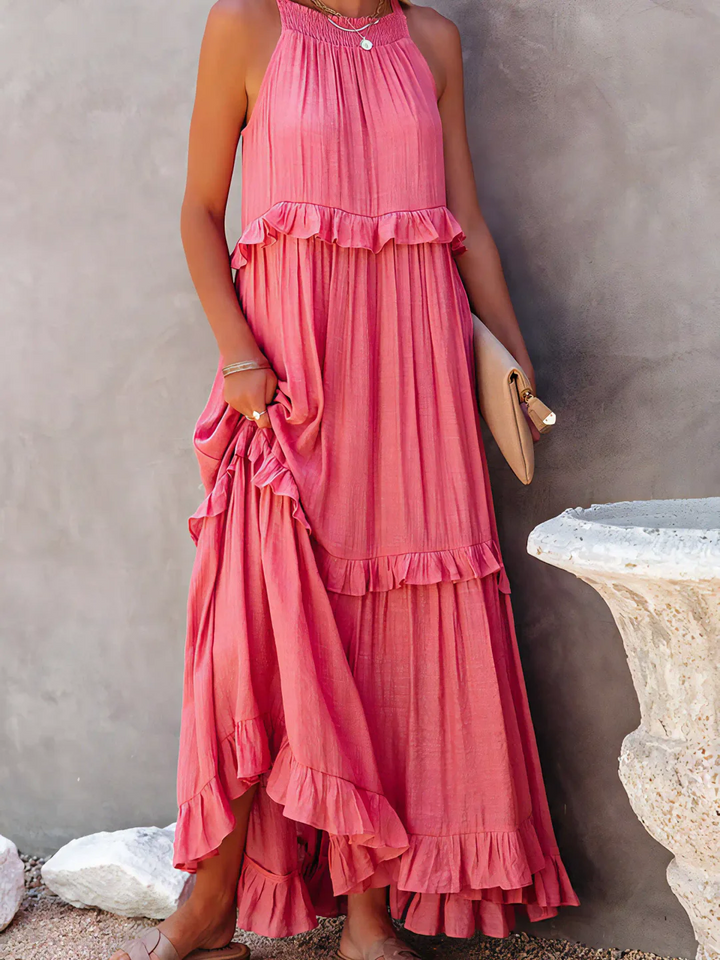 Betania | Ruffle Breeze Maxi Dress