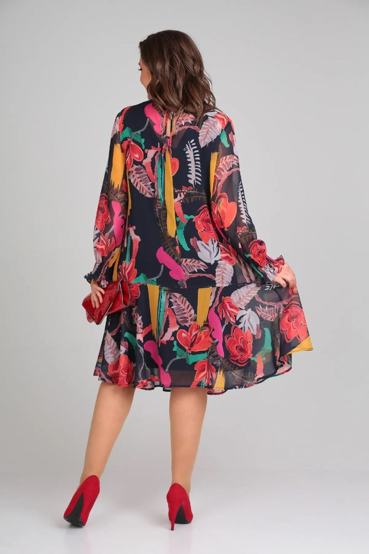 Floravine | Modern Floral Dress