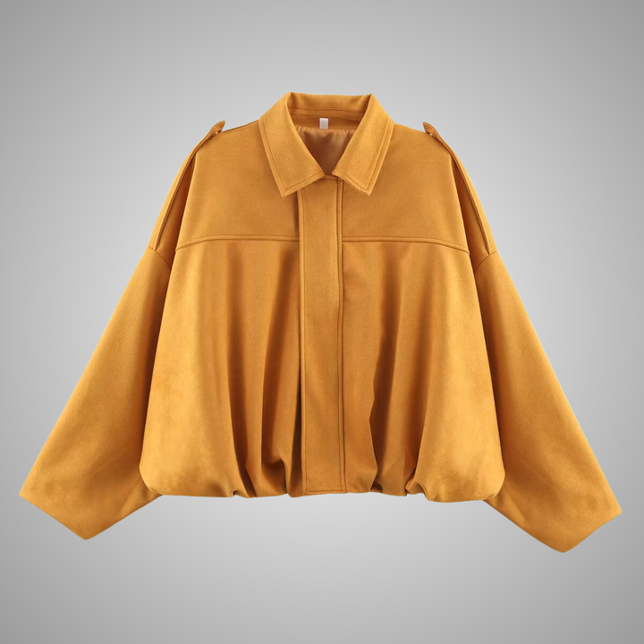 Evvy | Suede bomber jacket