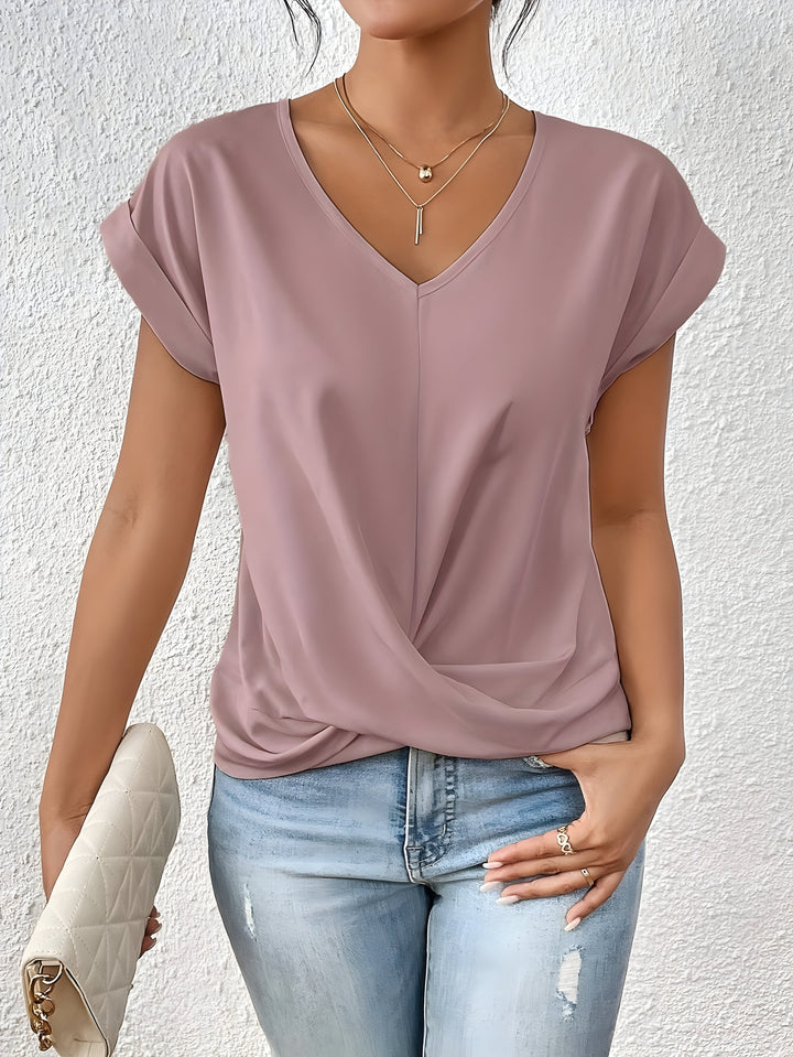 RAENA | Twist-Front Top