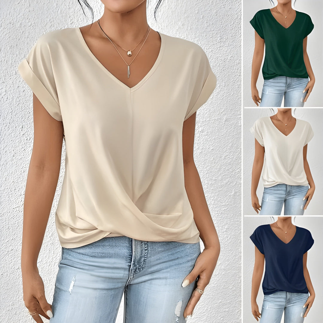 RAENA | Twist-Front Top