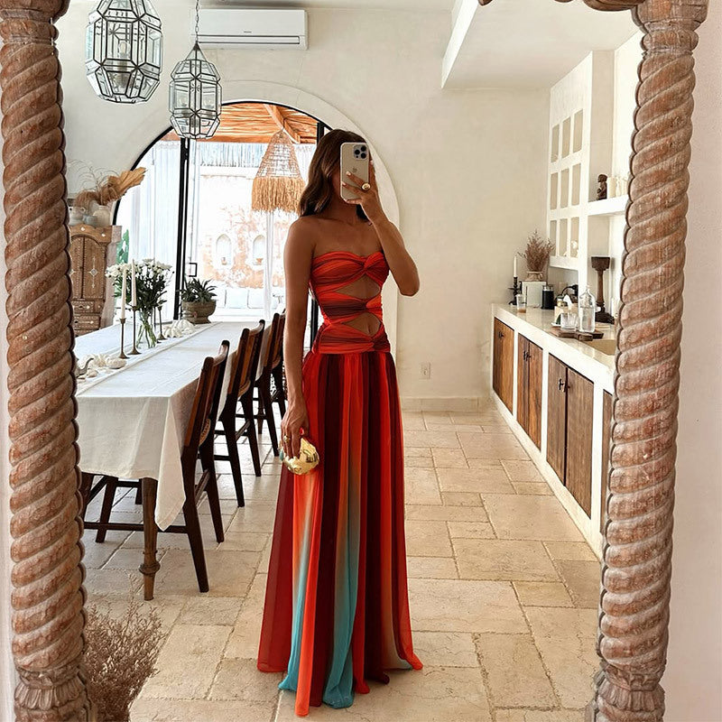 Lizeth | Strapless Maxi Dress