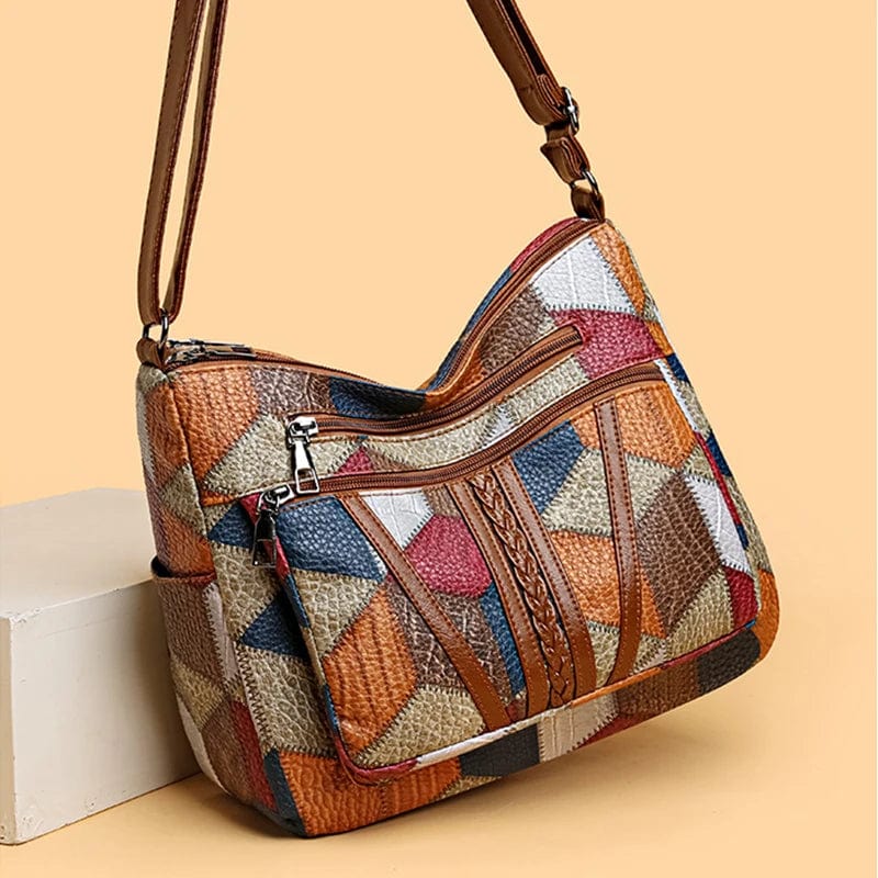 Mosaic Leather Bag